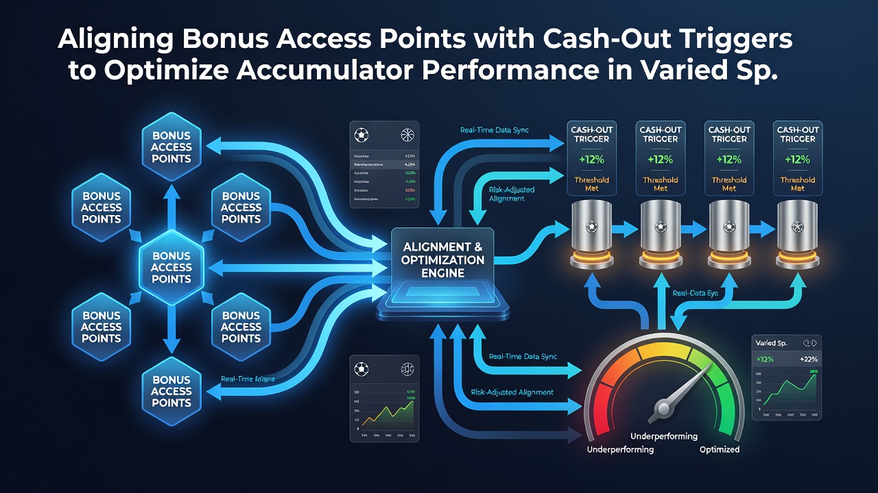 Comparison chart of cash-out percentages and bonus trigger points in live accumulator betting for horse racing and tennis events