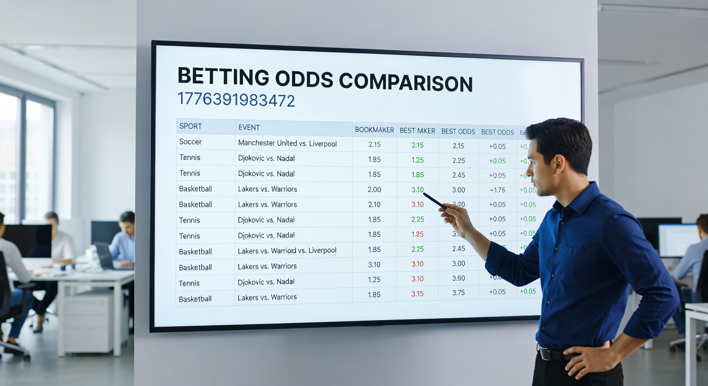Close-up of a punter's phone screen showing odds comparison app with highlighted best prices for an upcoming horse race, graphs tracking line movements over time